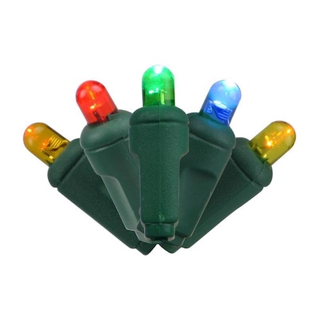 Celebrations Celebrations Platinum LED Mini Multicolored 50 ct String Christmas Lights 25 ft. 5MM50MUA